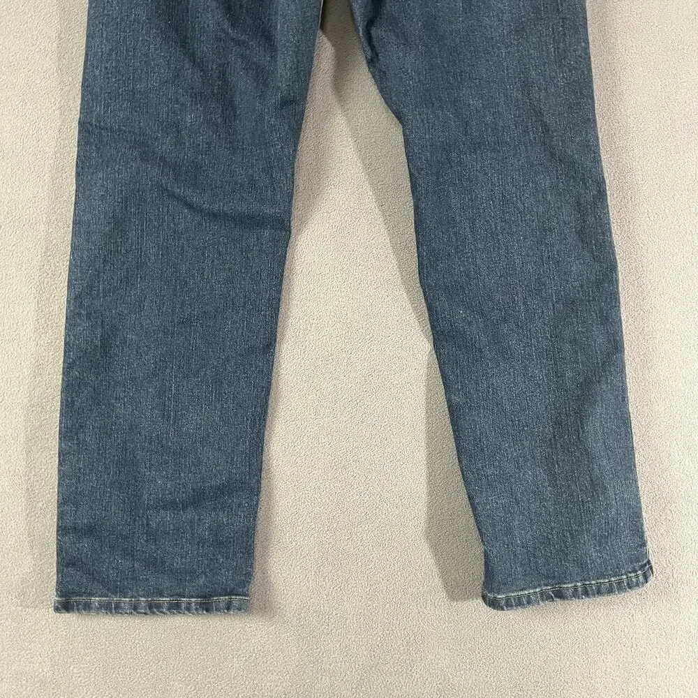 Wrangler Jeans Mens 33X30 Blue Flex Waist Straight Leg Denim Workwear